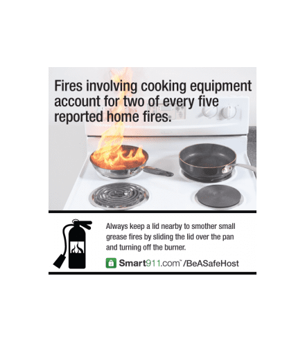 smart911 fire safety cooking