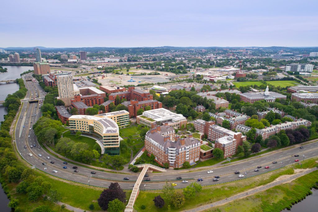 campus viewed from overhead