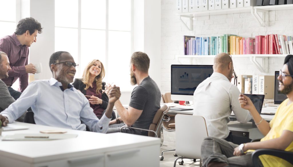 Business Team Busy Working Workplace Concept