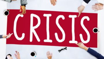crisis at corporate table