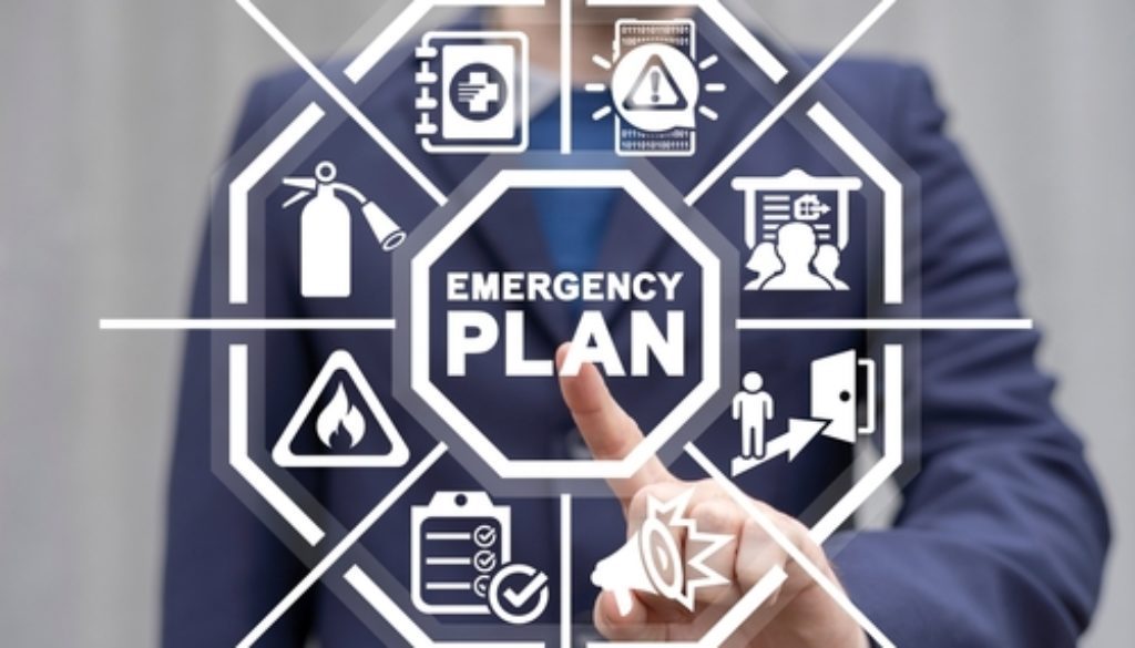 Concept Of Emergency Preparedness Plan Business buttons