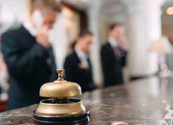 hotel check in desk