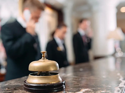 hotel check in desk