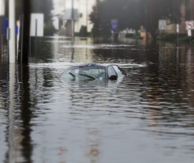 natural disaster safety plan flood car submerged