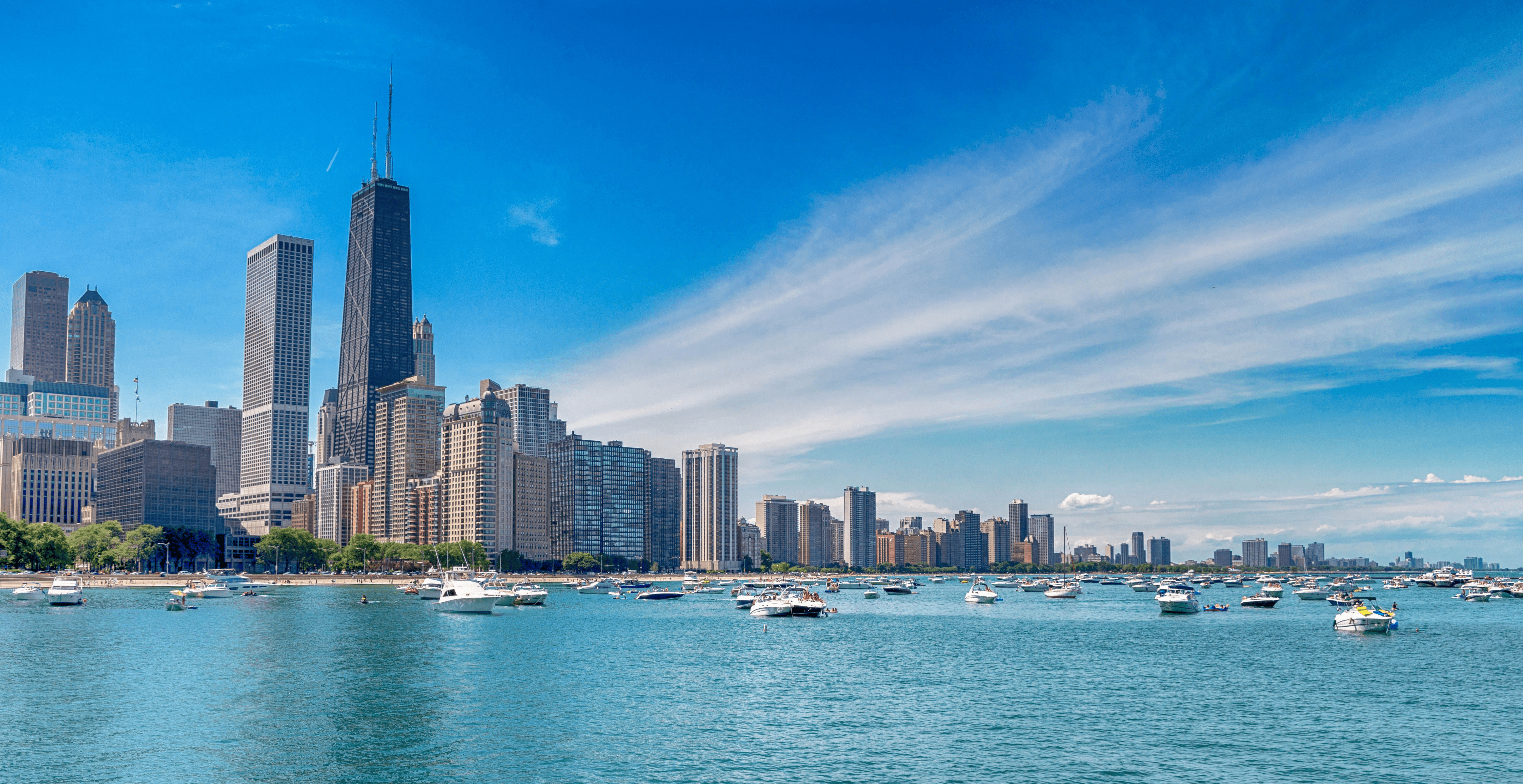 chicago-il chicago skyline
