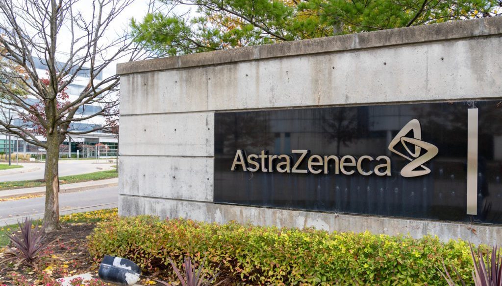AstraZeneca building logo