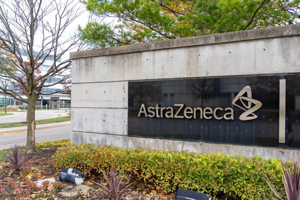 AstraZeneca building logo