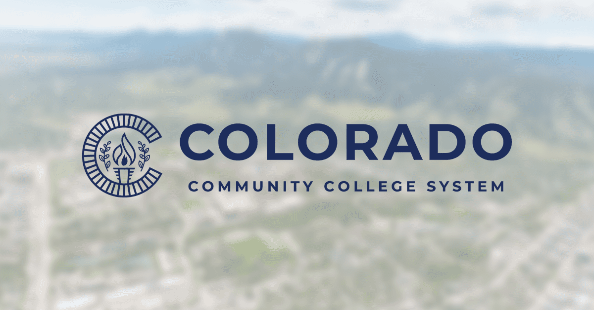 colorado-community-college-success-story-featured-image Colorado Community College logo over city